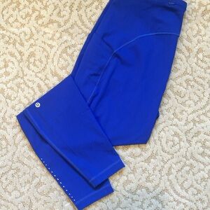 Lululemon Blue Athletic Leggings Sz. 14